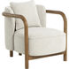 Beatrice Dove Cream Lounge Chair